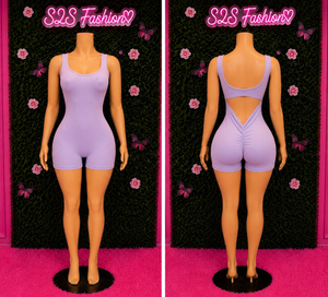 Diamond Back Romper (Sleeveless)