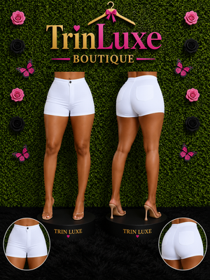 Extra Stretch Shorts(White)