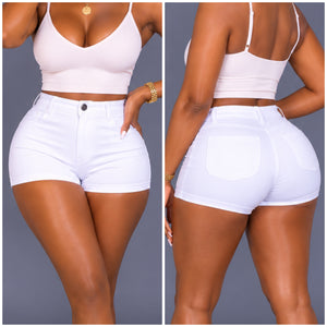 Extra Stretch Shorts(White)