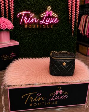 Crossbody Box Bag (Small Black)